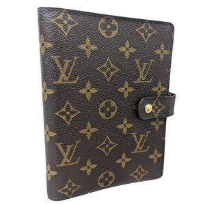 Louis Vuitton Monogram Medium Ring Agenda Cover